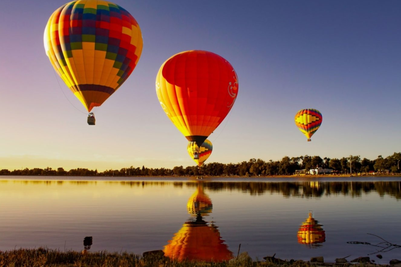 Hot Air Balloons in Colorado Springs Poster