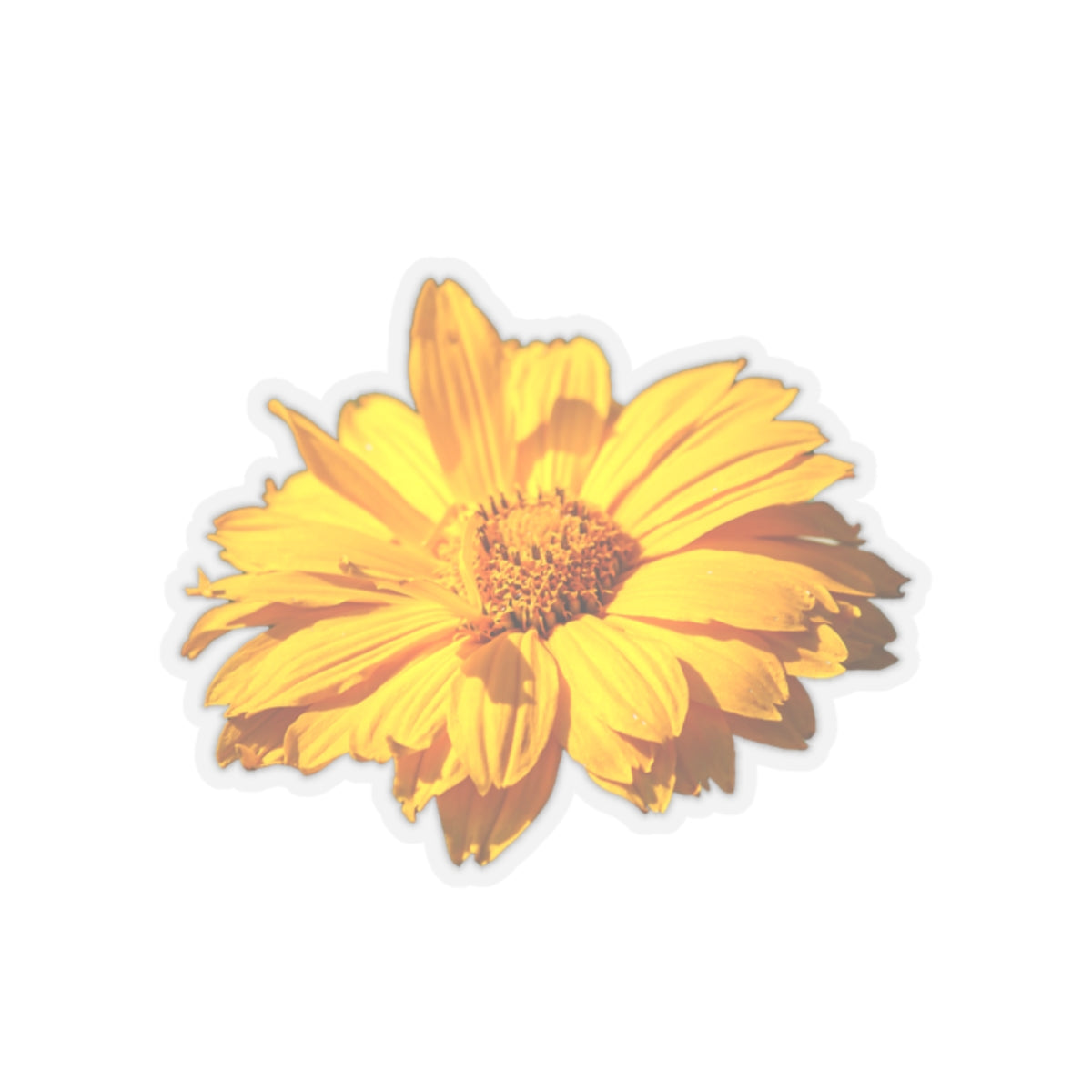 Yellow Flower Sticker