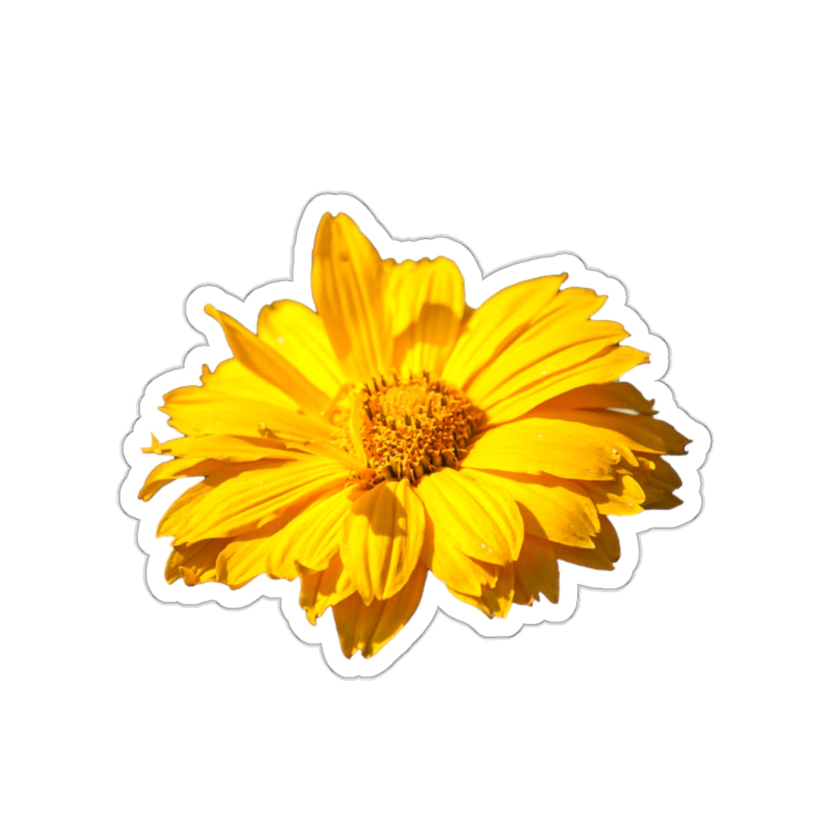 Yellow Flower Sticker