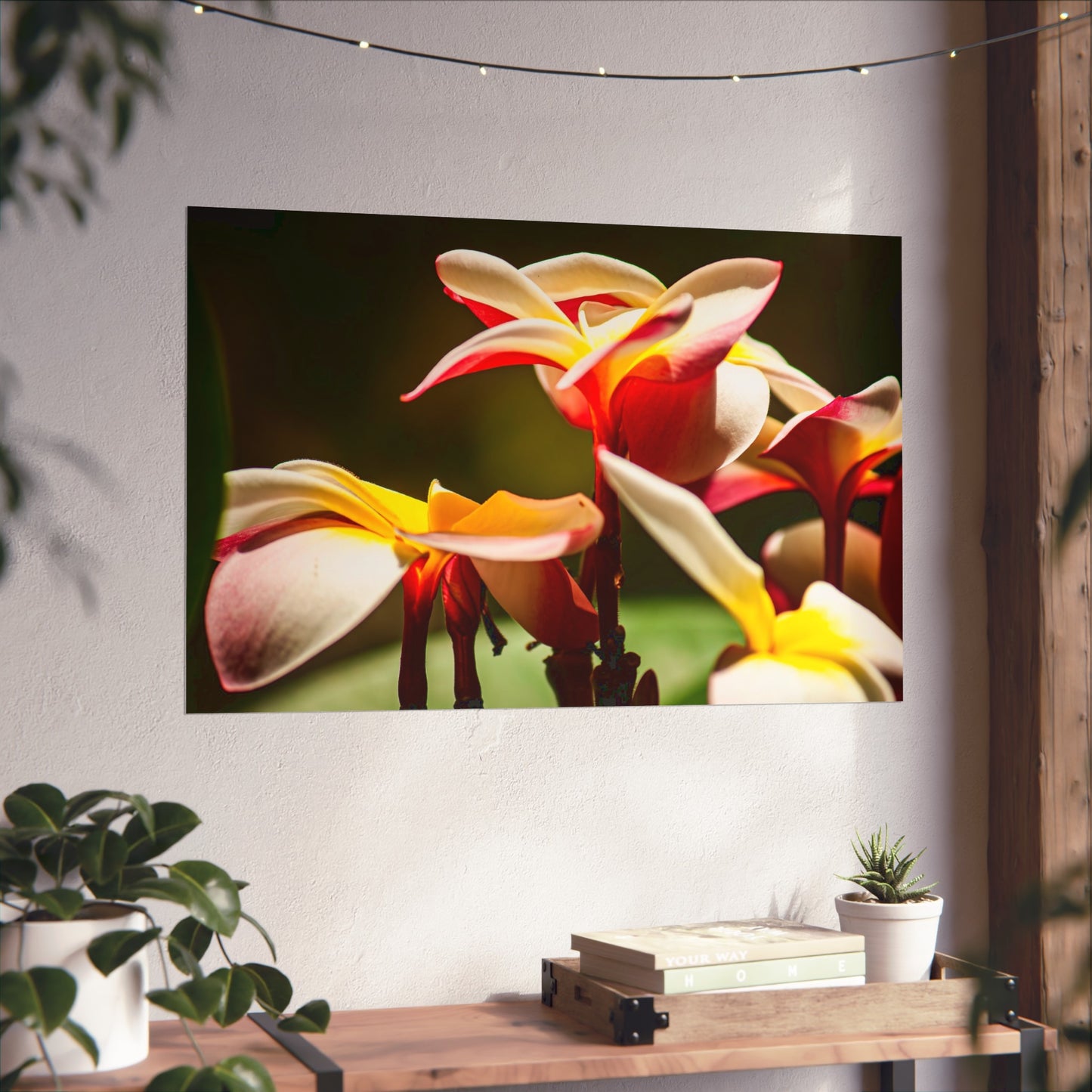 Plumeria Poster