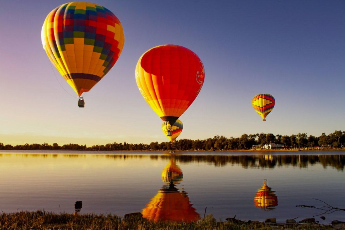 Hot Air Balloons in Colorado Springs Poster