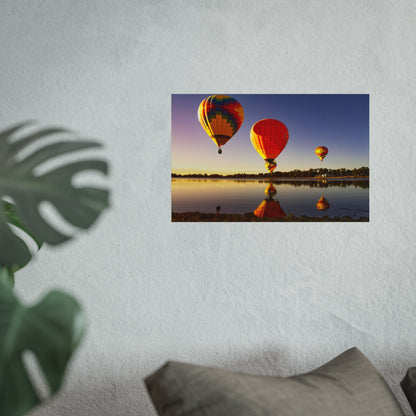 Hot Air Balloons in Colorado Springs Poster