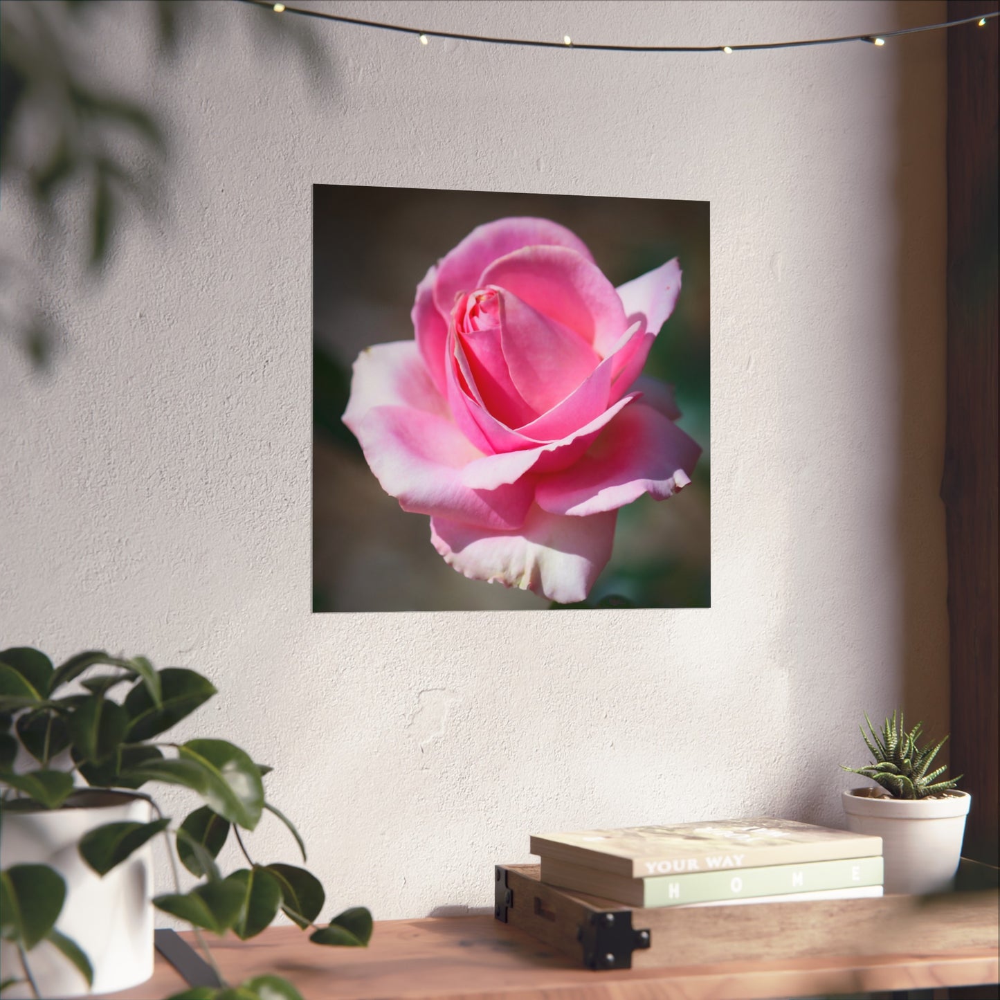 Pink Rose Poster