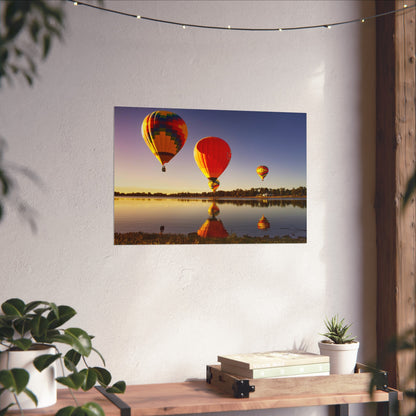 Hot Air Balloons in Colorado Springs Poster