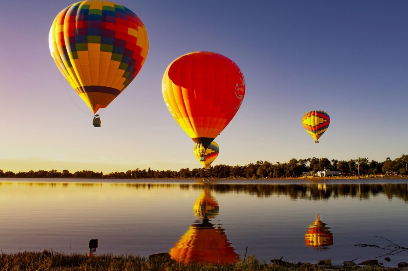 Hot Air Balloons in Colorado Springs Poster