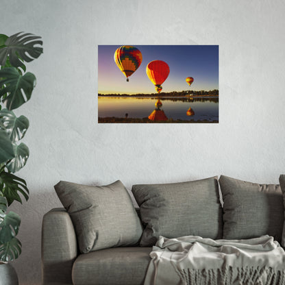 Hot Air Balloons in Colorado Springs Poster