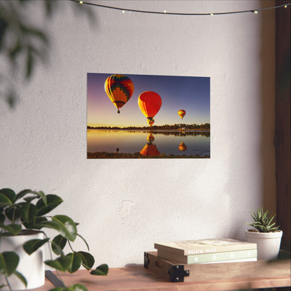 Hot Air Balloons in Colorado Springs Poster