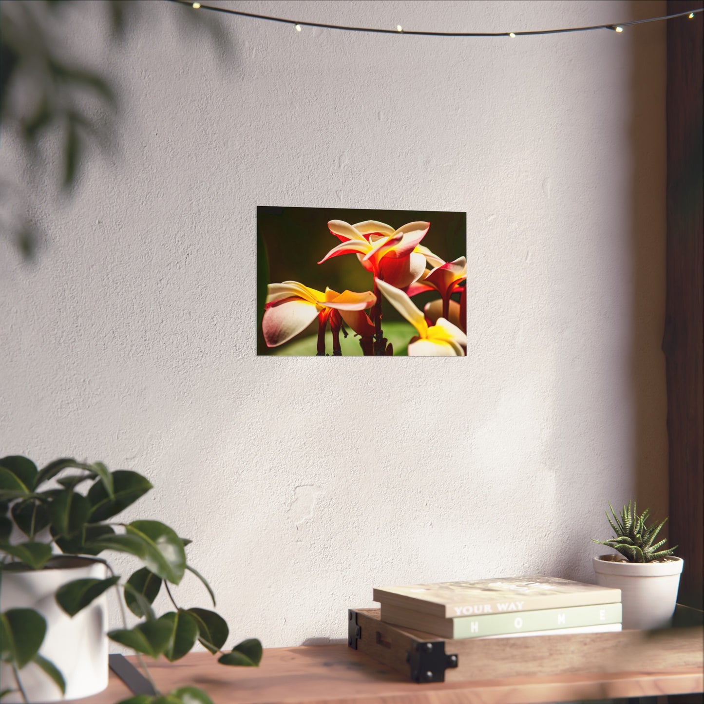 Plumeria Poster