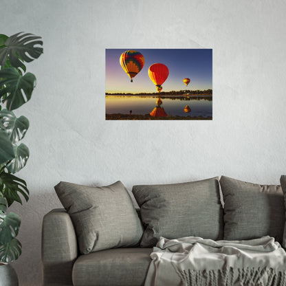 Hot Air Balloons in Colorado Springs Poster