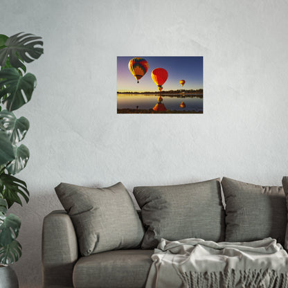 Hot Air Balloons in Colorado Springs Poster