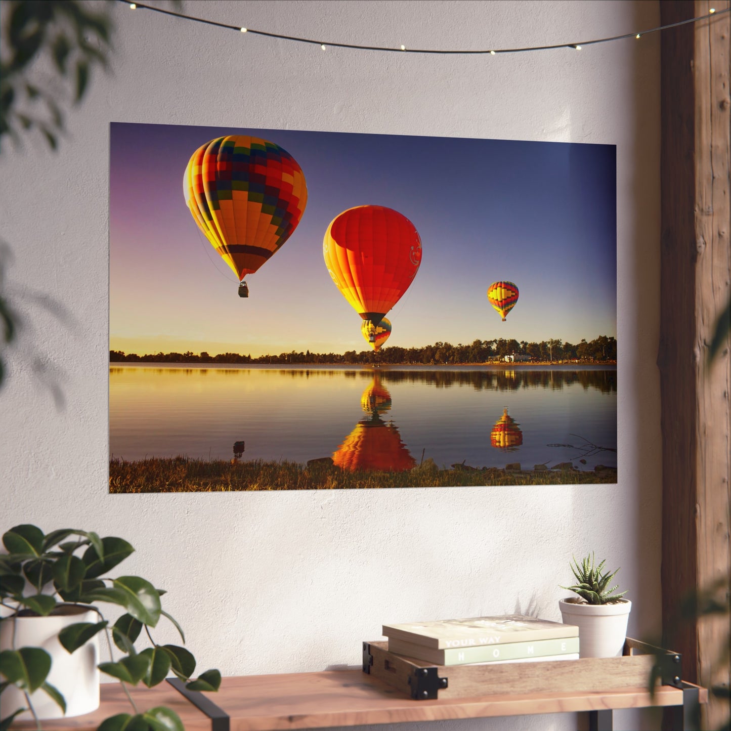 Hot Air Balloons in Colorado Springs Poster