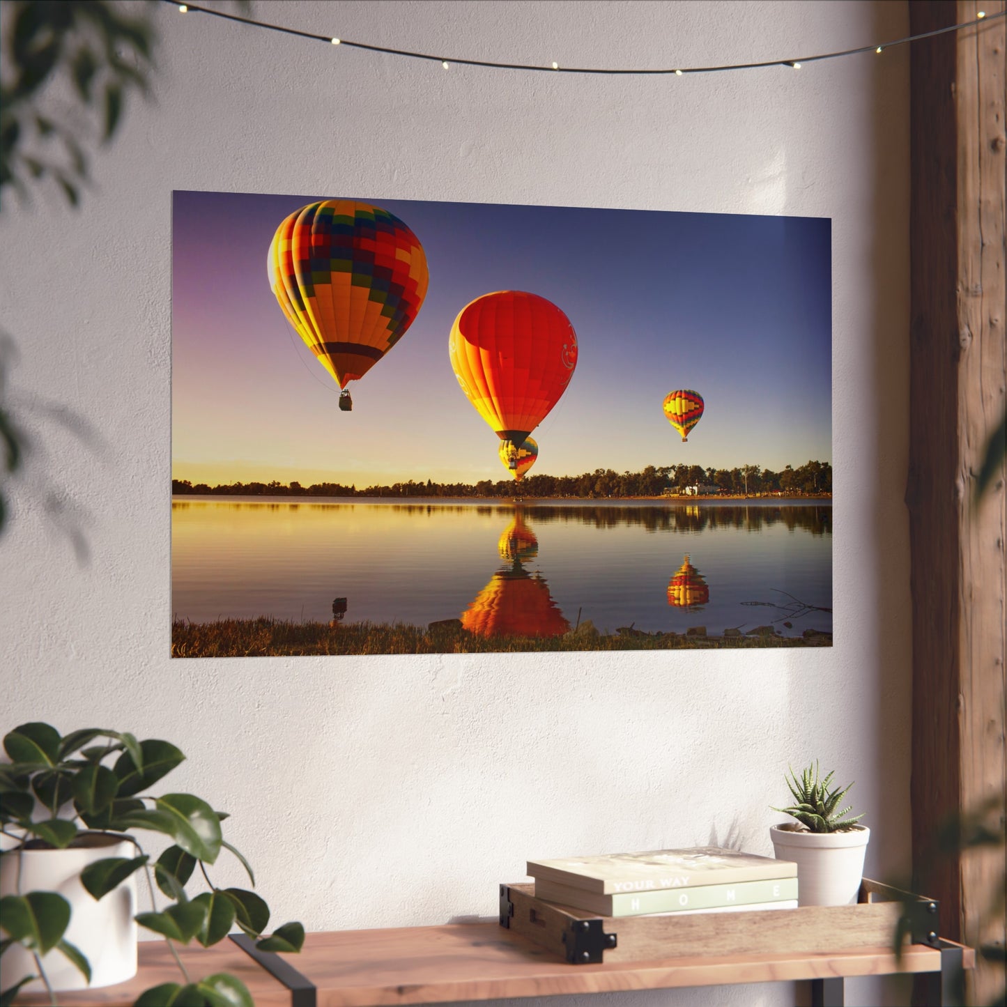 Hot Air Balloons in Colorado Springs Poster