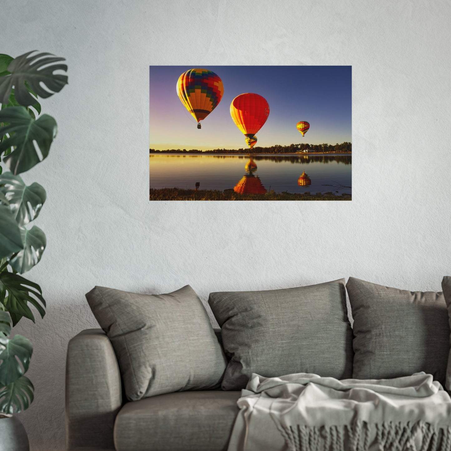 Hot Air Balloons in Colorado Springs Poster