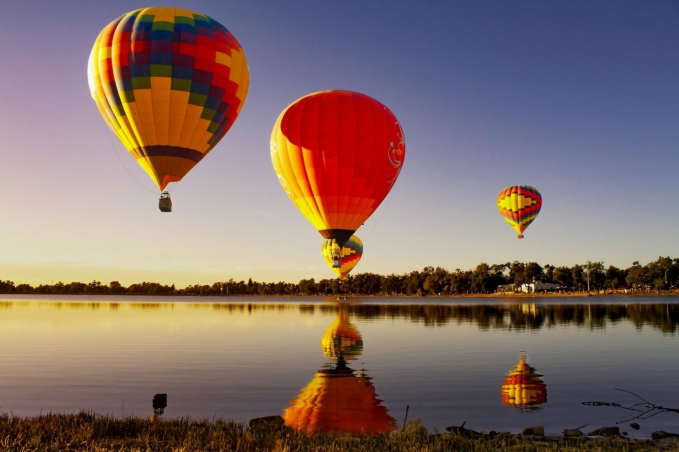 Hot Air Balloons in Colorado Springs Poster