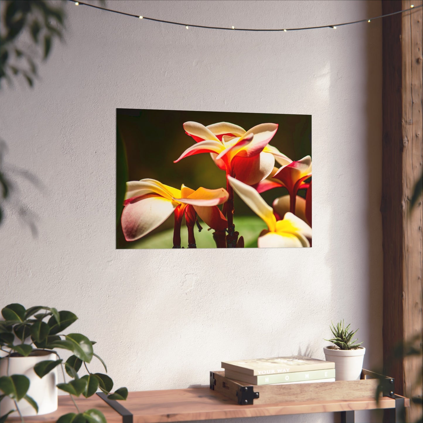 Plumeria Poster